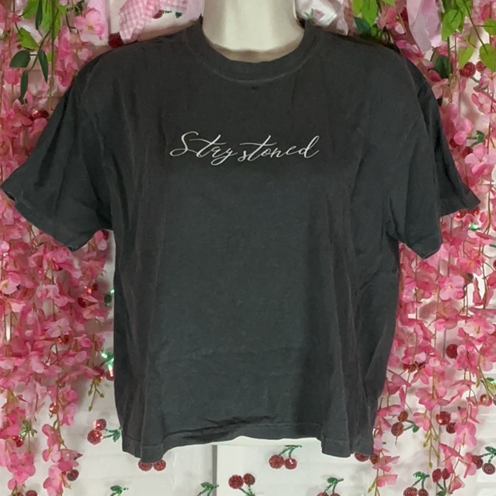 Stay stoned cropped Tshirt